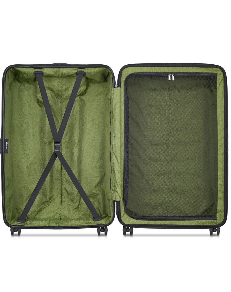 Jeep  JH004C 80 cm Hardcase 4-Double Wheeled Expandable Check-In Luggage Trolley - Peacoat Navy  | Best Price UAE